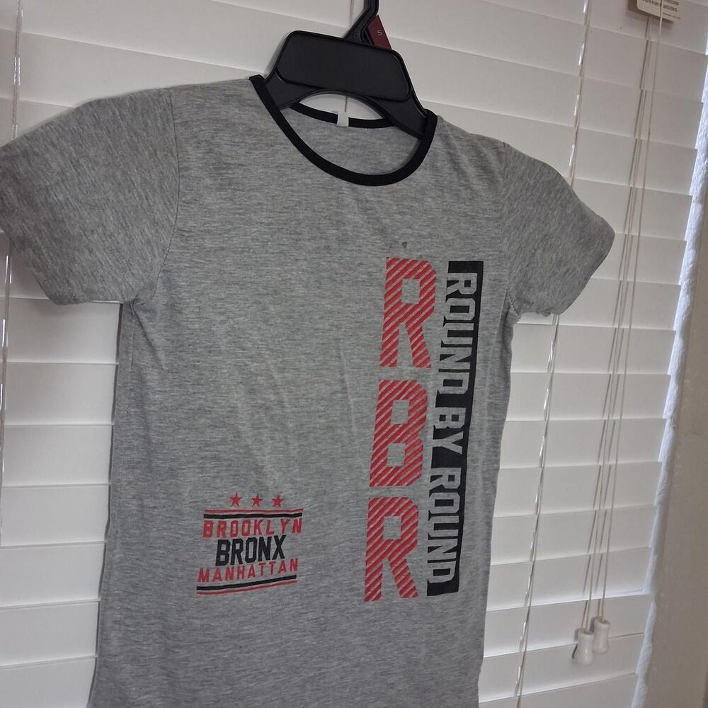 Round-two Men's Grey T-shirt